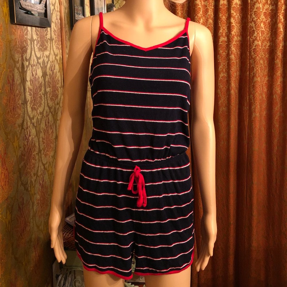 Mossimo Red, White, and Blue Romper